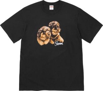 SUPREME FW26 Puppies T-Shirt Black SUP-FW26-003-BLK