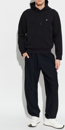 Emporio Armani Hoodie, Mens, Black