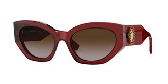 Versace VE4376B Asian Fit 388/13 Womens Sunglasses Burgundy Size 54