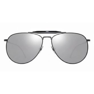 Thom Browne Sunglasses, female, Black, Size: ONE SIZE Aviator Sunglasses