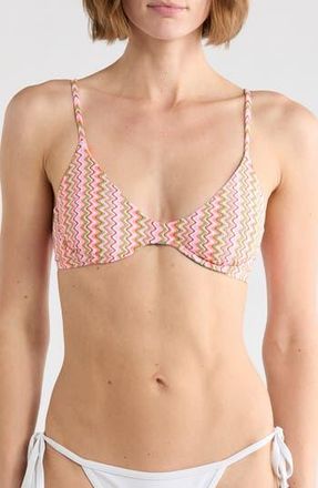 Maaji Irene Reversible Underwire Bikini Top in Pink at Nordstrom Rack, Size Large