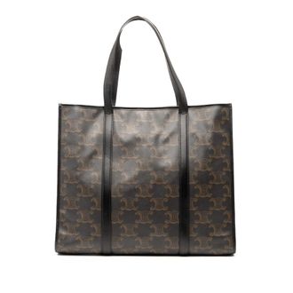 Celine Pre-owned Celine XL Triomphe Coated Canvas Cabas Tote Ladies S-IP-4252