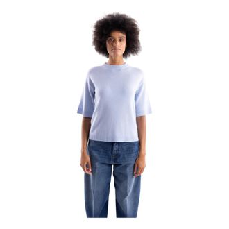 Marella Mlsvela Oversize Breiwerk - Dames - Truien - Blauw - Maat: XS Wol