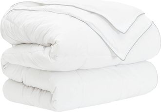 vidaXL Edred&oacute;n De Todo El A&ntilde;o Blanco 135 X 200 Cm Fibra De Bamb&uacute; Vidaxl