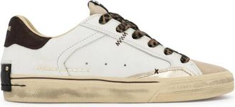 Crime London Deconstructed Urban Wild - Dames - Sneakers - Wit - 40 EU - Leer - Schoenen