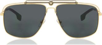 Versace VE2242 100287 Mens Sunglasses Gold Size 61