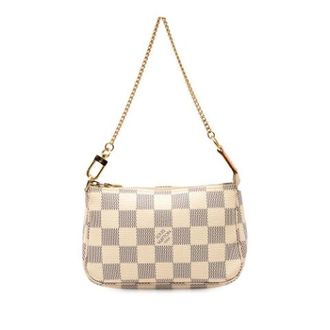 Louis Vuitton Pre-owned Mini Bags, female, White, Size: ONE SIZE Pre-owned Canvas Mini Bag
