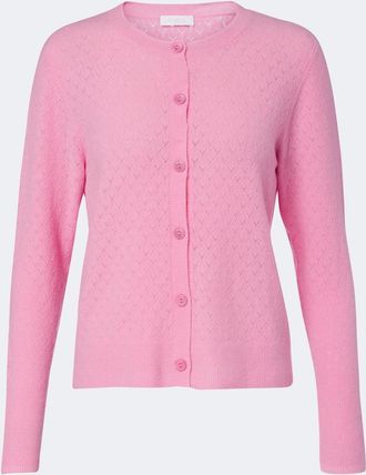 Eres Cardigan Sucrerie in misto lana pointelle