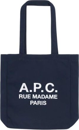 A.P.C. Tote Bags - Heren - Shoppers - Blauw - ONE Size - Tassen