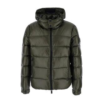 H&egrave;SKIMO Donsjack - Heren - Jassen - Groen - Maat: XL Leer