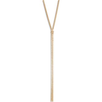 Nordstrom Flat Chain Y Necklace in Gold at Nordstrom