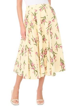 Ted Baker Midi Circle Skirt in Light Yellow at Nordstrom Rack, Size 14