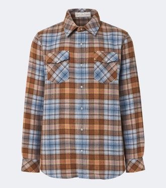 God's True Cashmere Camisa Nomad de cachemir a cuadros