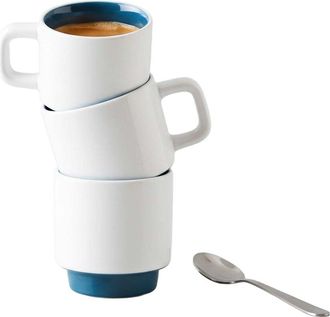 Art and Cook Art & Cook Set Of 2 Coffee/Espresso Mugs