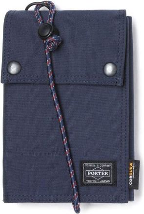 Comme Des Garçons logo-appliqué messenger bag - men - Nylon - One Size - Blue