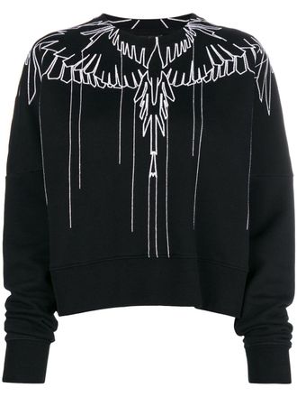 Marcelo Burlon Felpa gradica - Nero