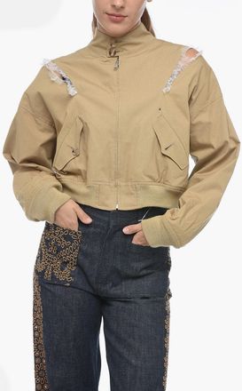 Undercover Cotton Bomber Bare Back with Cut-out Details Undercover
