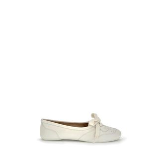 Gianvito Rossi Loafers, female, White, Size: 9 US Vault Ballerina