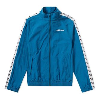 adidas Originals Vintage Track Jacket With Taped Side Stripe Blue CE4827