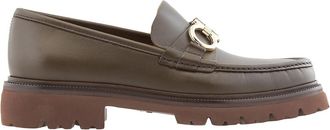 Ferragamo Mens Brown Loafers, US Size 5.5