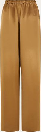 Ferragamo Women Satin trouser Beige