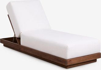 Sklum Pack De 2 Tumbonas Reclinables En Madera De Acacia Lecia Sklum