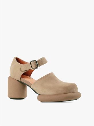 All Black Womens Mod Jane Shoes In Taupe
