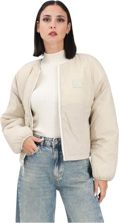 Calvin Klein Jeans Mujer, Chaquetas, Beige, Talla: S