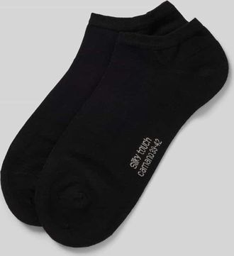 Camano Sneakersocken im 2er-Pack Modell SILKY in Black, Größe 35-38