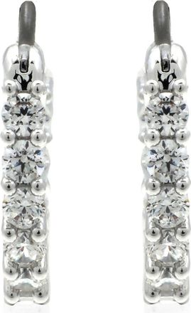 Swarovski Ladies Vittore Mini Hoop Pierced Earrings