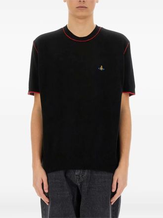 Vivienne Westwood T-shirt Alex con cuciture a contrasto - Nero