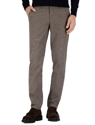 Gardeur pantalon bruin modern fit katoen chino