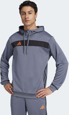 adidas adidas Performance - Tiro 25 Essentials - Felpa con cappuccio color onice team / arancione super-Nero