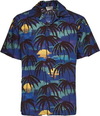 Dr&ocirc;le de Monsieur Colletto Vintage Short Sleeve Shirt - Heren - Korte mouwen Overhemden - Veelkleurig - S - Overhemden