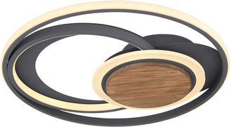 Globo Lighting plafoniera - Nirra - grigio - metallo - &oslash; 50cm - led