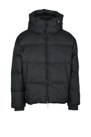 Emporio Armani Down Jacket Zip - Black