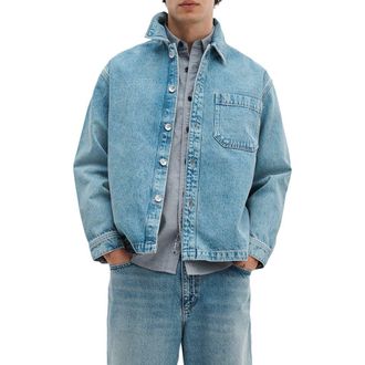 Rag & Bone Astor Denim Overshirt in Lex at Nordstrom, Size Xx-Large