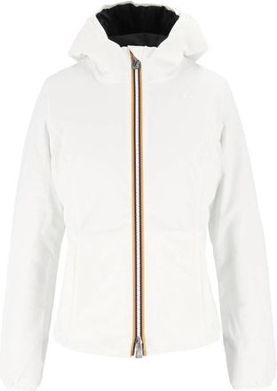 K-Way Lily St Warm Double Jas - Dames - Zomerjassen - Wit - XS - Polyester - Jassen