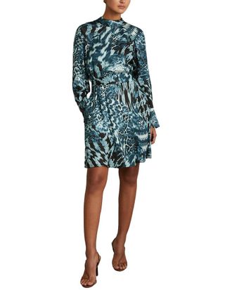 Reiss Ester Printed Flippy Dress