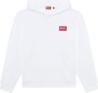 Diesel White Patch Oversized Hoodie