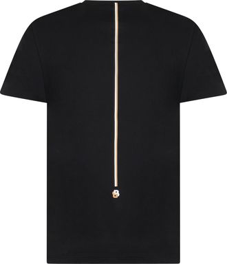 HUGO BOSS Mens T-Shirt Short Sleeve Black Polyester T-Shirts And Polos