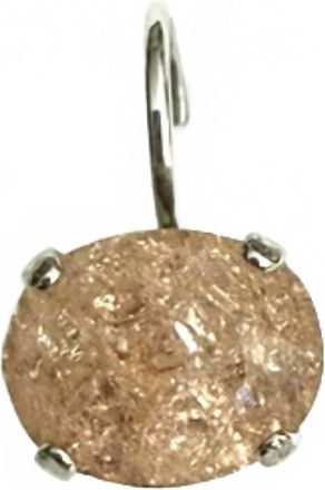 Mariana Womens Drop Round Earrings In Champagne / Ice