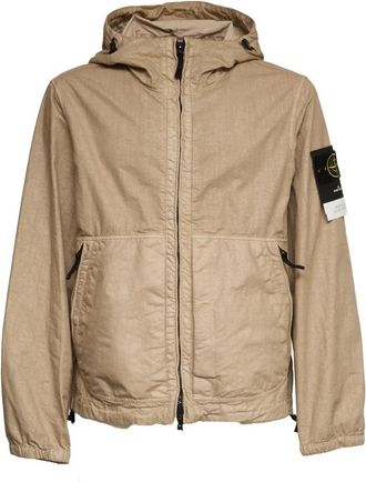 Stone Island look Nylon Panama-TC Jacket - Heren - Zomerjassen - Bruin - L - Nylon - Jassen