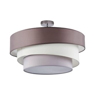 Lindby Lindby - L&aacute;mpara De Techo melia En Gris Textura, Tela, Tejido, Seda
