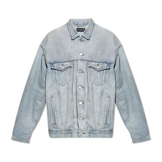 Balenciaga Oversize Denim Jacket - male - Balenciaga - Denim Jackets - Blue - S - Jackets