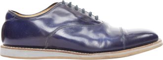 Churchs Hirst navy leather lace up derby dress shoe UK8 EU42