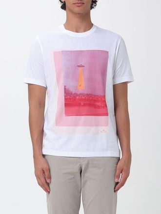 Paul Smith Graphic Print Organic Cotton Crew-Neck T-Shirt