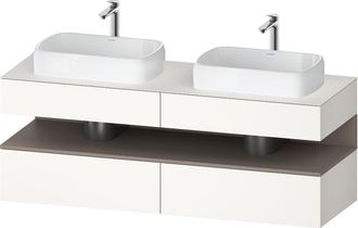 Duravit Qatego Consola Mueble Bajo Lavabo, 2 Extensiones, 2 - Duravit
