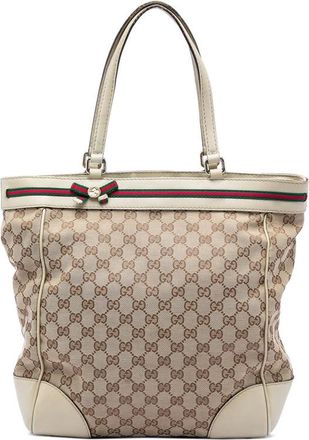 Gucci Pre-owned Gucci GG Canvas Web Mayfair Tote Ladies 0I3QEH0L8D6E47J2