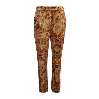 Seventy Pt 1117 Fluwelen Broek - Dames - Straight fit broeken - Veelkleurig - XS - Broeken